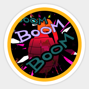 Explosion Sticker